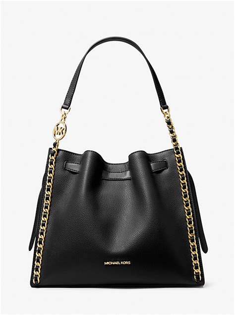 michael kors gold chain bag|michael kors mina large bag.